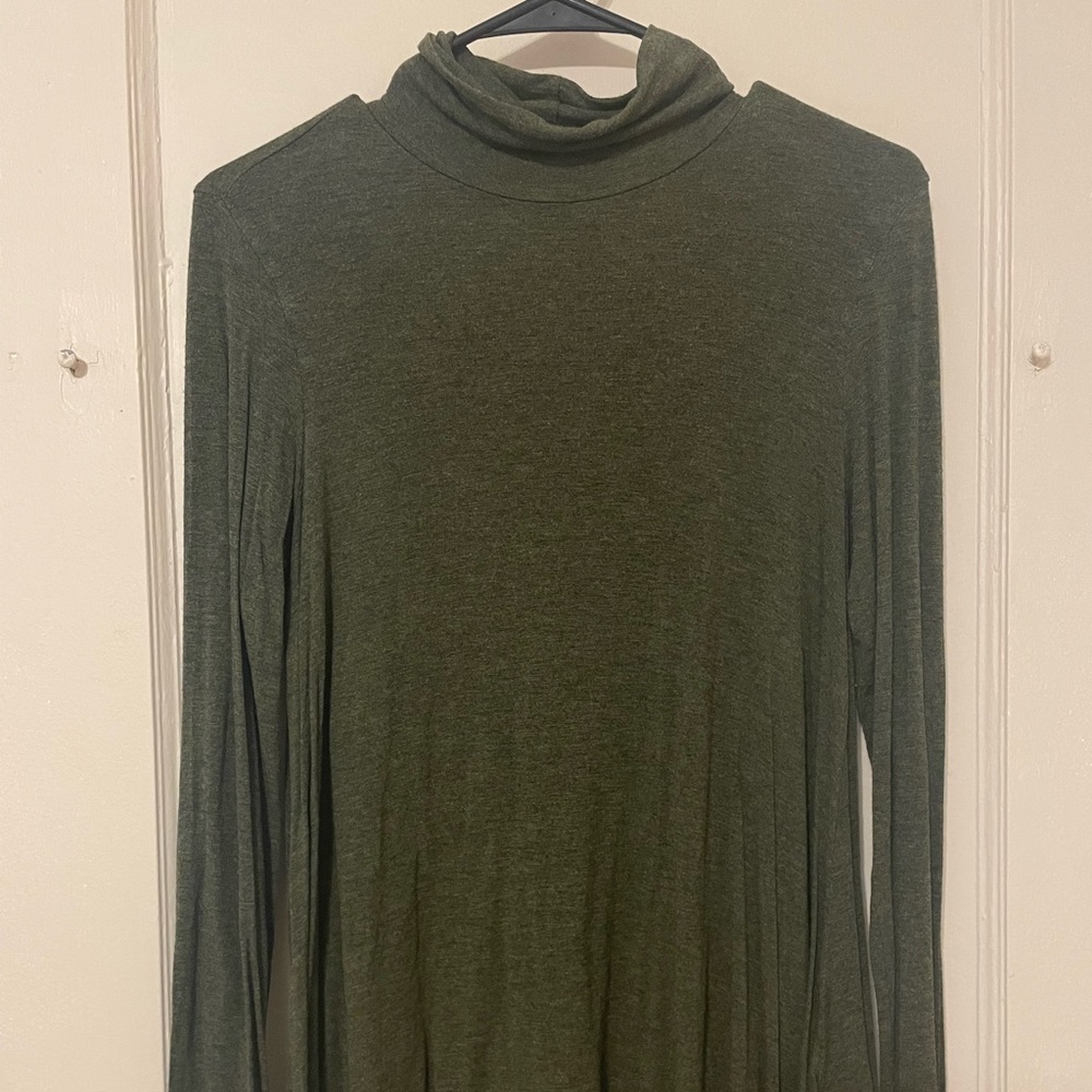 Mock neck shirt